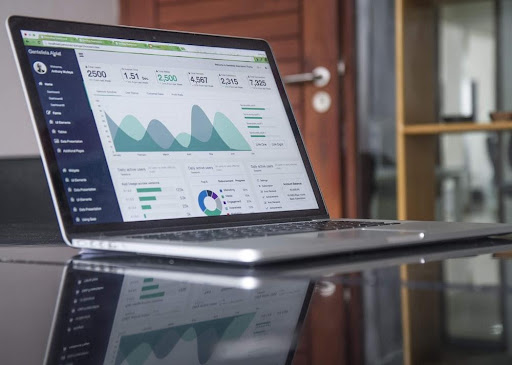 accountant-software A Laptop Displaying Statistics