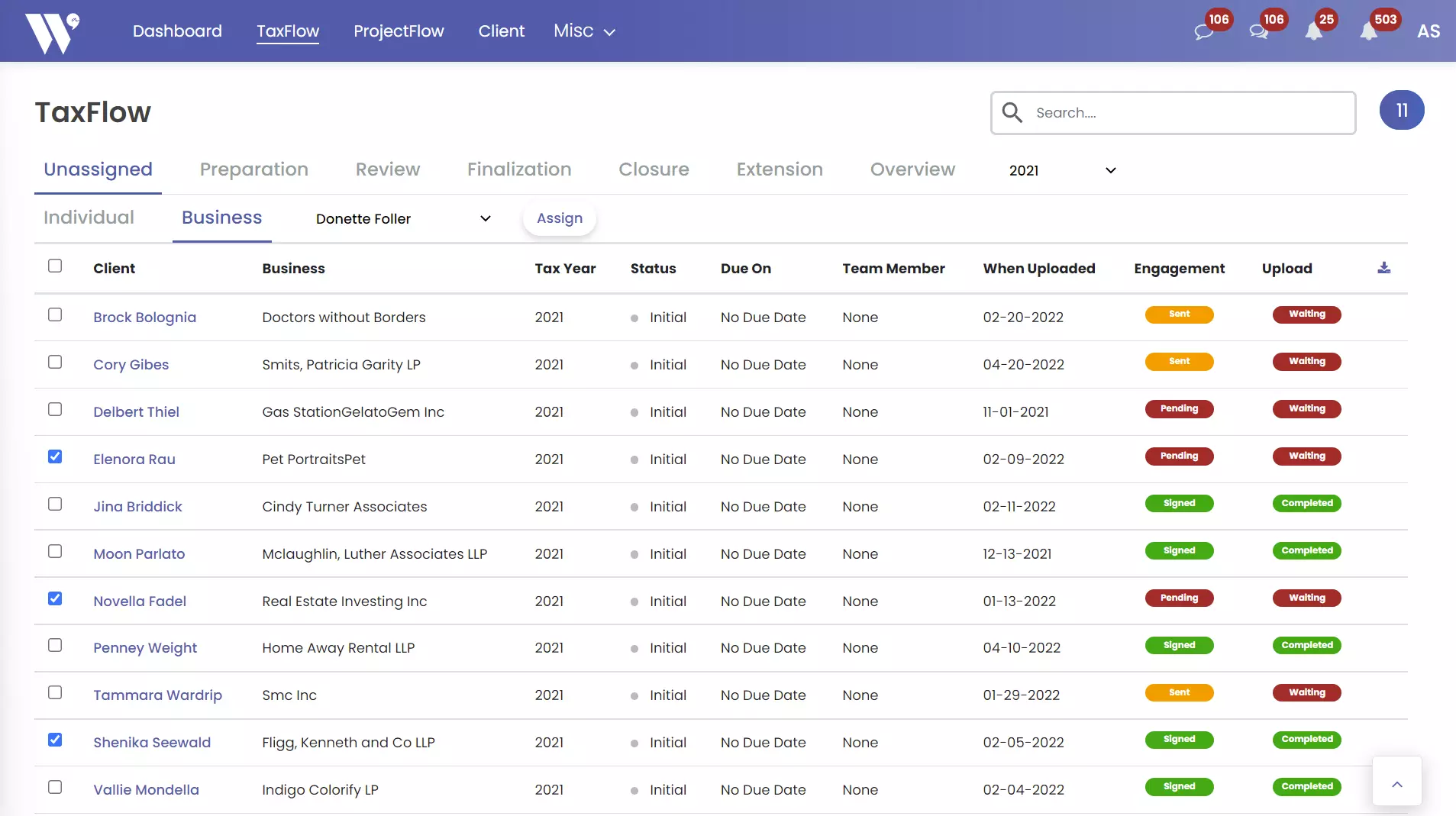 Accountant WS Streamline with Intelligent Automation